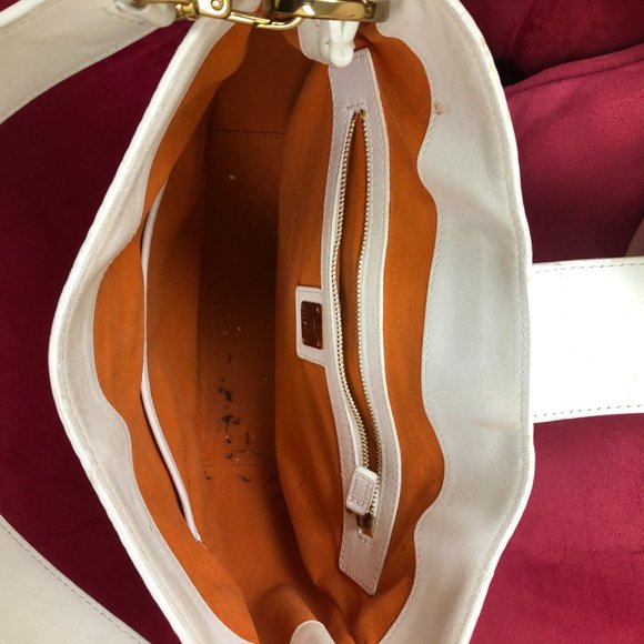 Patricia Visetos Outline Hobo Bag (Worn)